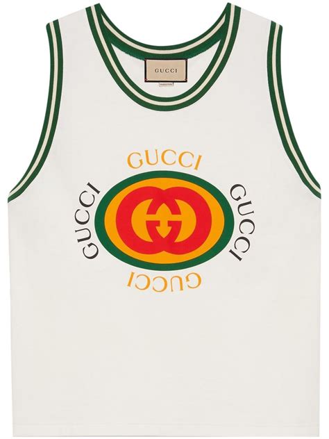 gucci tank top mens replica|Gucci cropped tank top.